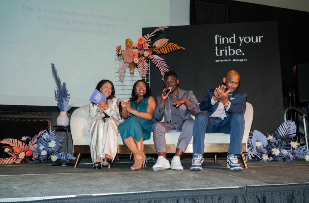Nigel Chimwaza on a panel at Diversitech